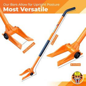 Gutster 60in wrecking bar designed for precise leverage on flooring and framing tasks.