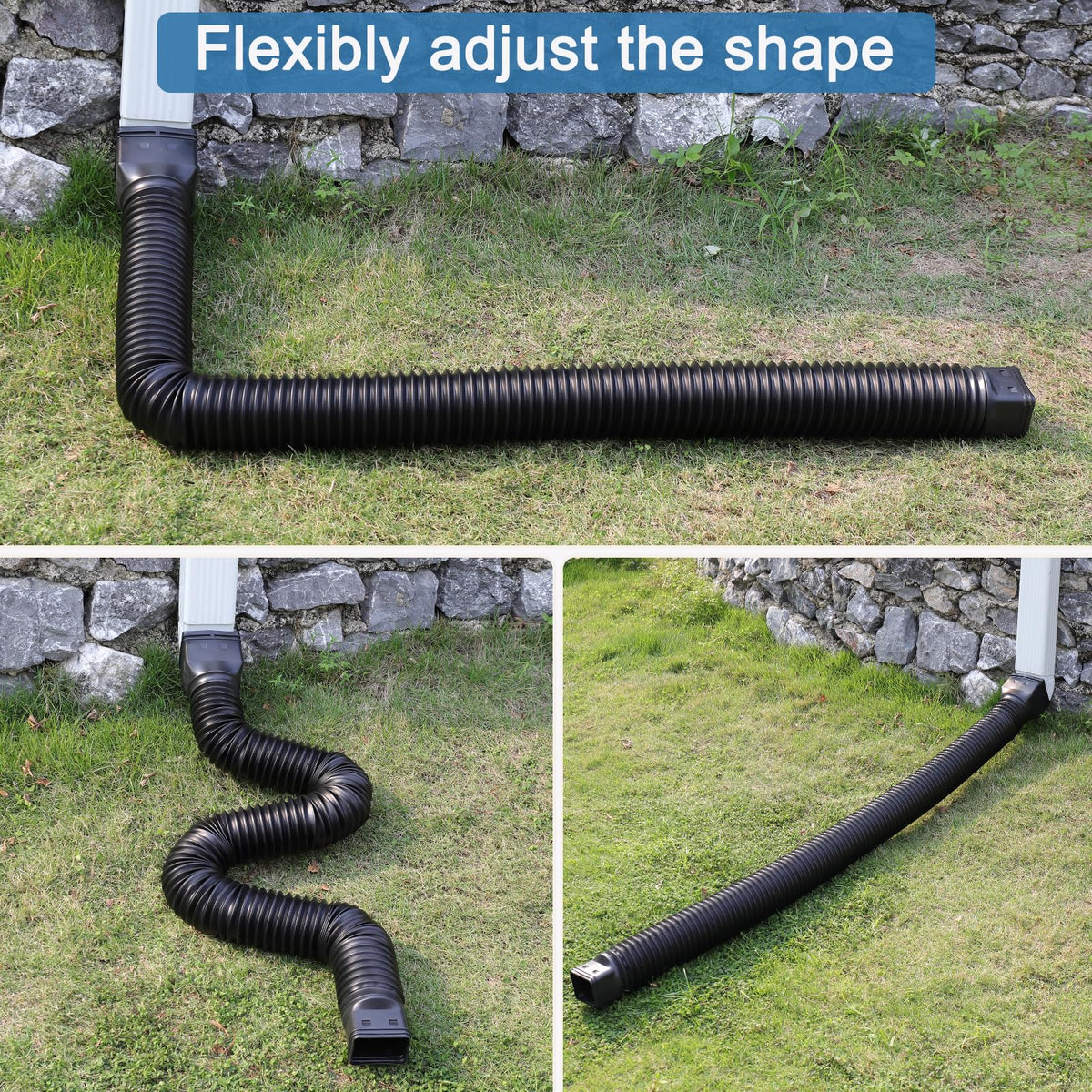 Gutterant thickened PE material withstands weather and pressure
