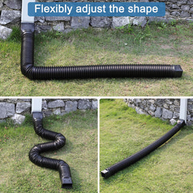 Gutterant thickened PE material withstands weather and pressure
