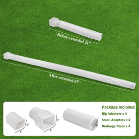 Gutterlix system helps protect foundations and supports garden irrigation.