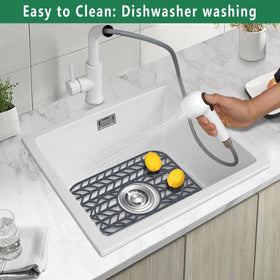 GUUKIN dishwasher-safe silicone mat cleans quickly after use