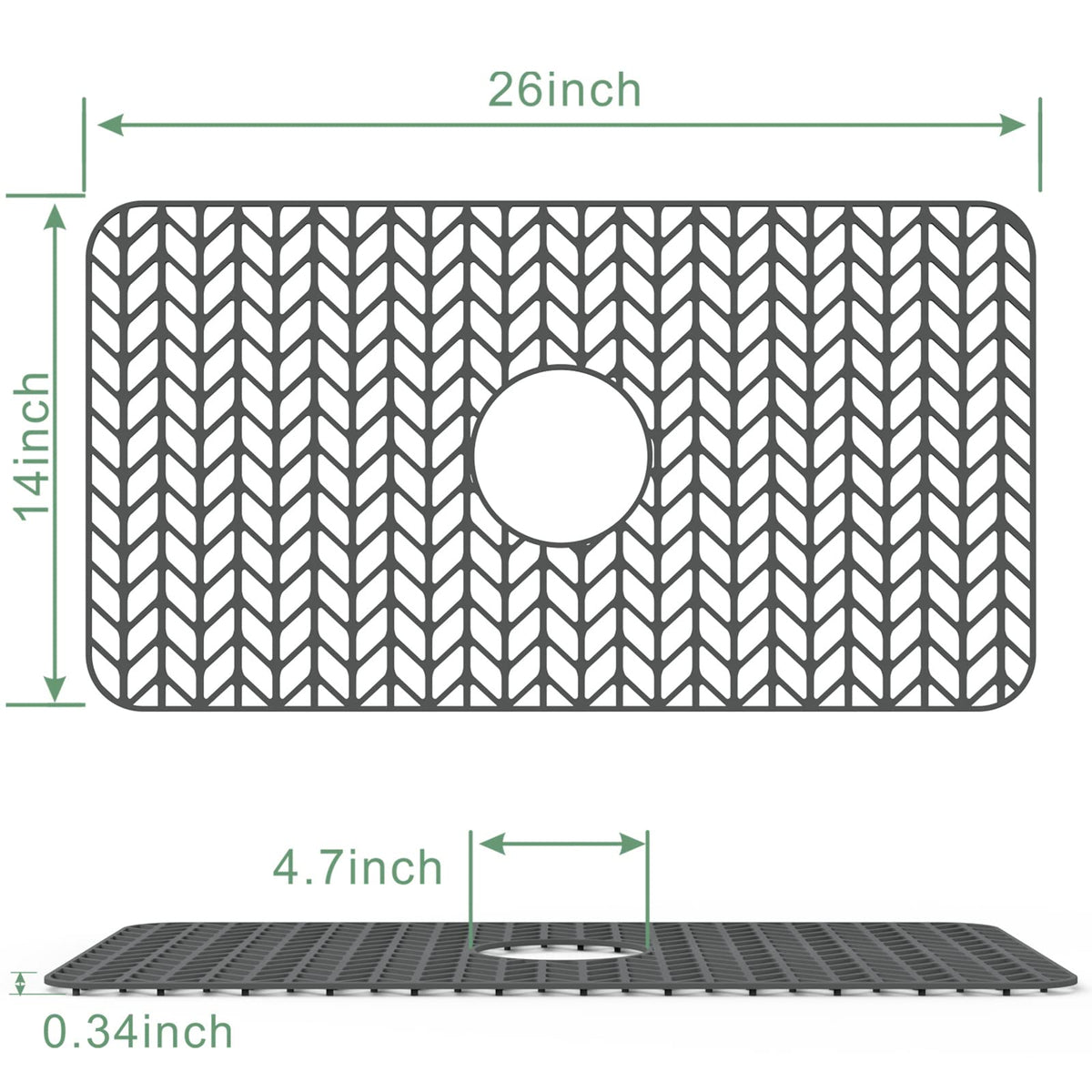 GUUKIN heat-resistant silicone mat withstands hot pots safely in use.