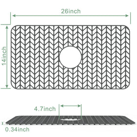 GUUKIN heat-resistant silicone mat withstands hot pots safely in use.