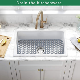 GUUKIN sink protector is dishwasher safe for quick cleaning after use.