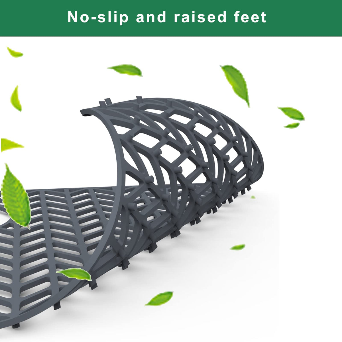 GUUKIN grey silicone grid provides a stable drying surface.