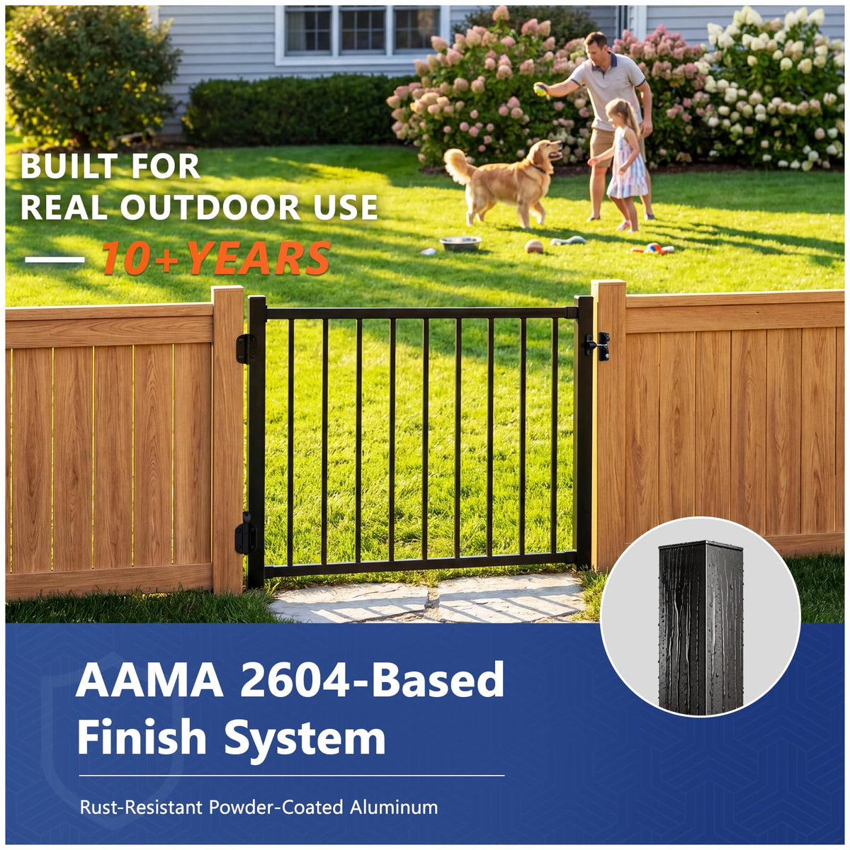 Guwezoy latch assembly demonstrates gravity auto-lock and secure access.