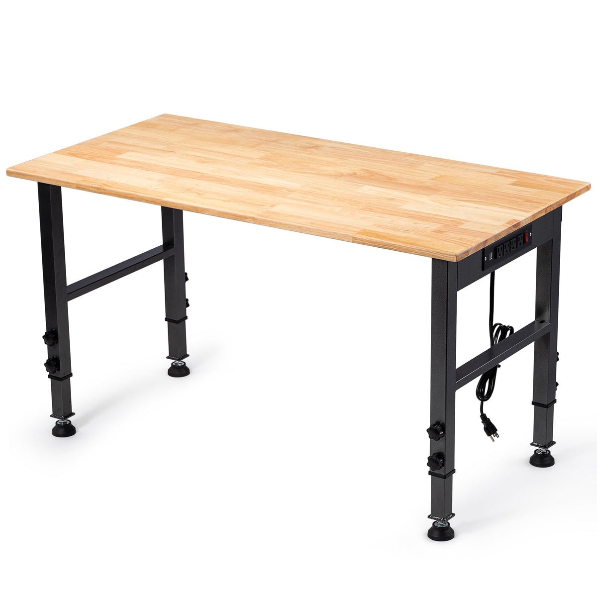 GVGBUK 48-inch adjustable workbench top for ergonomic setup.