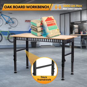 GVGBUK sturdy steel frame provides heavy-duty support.