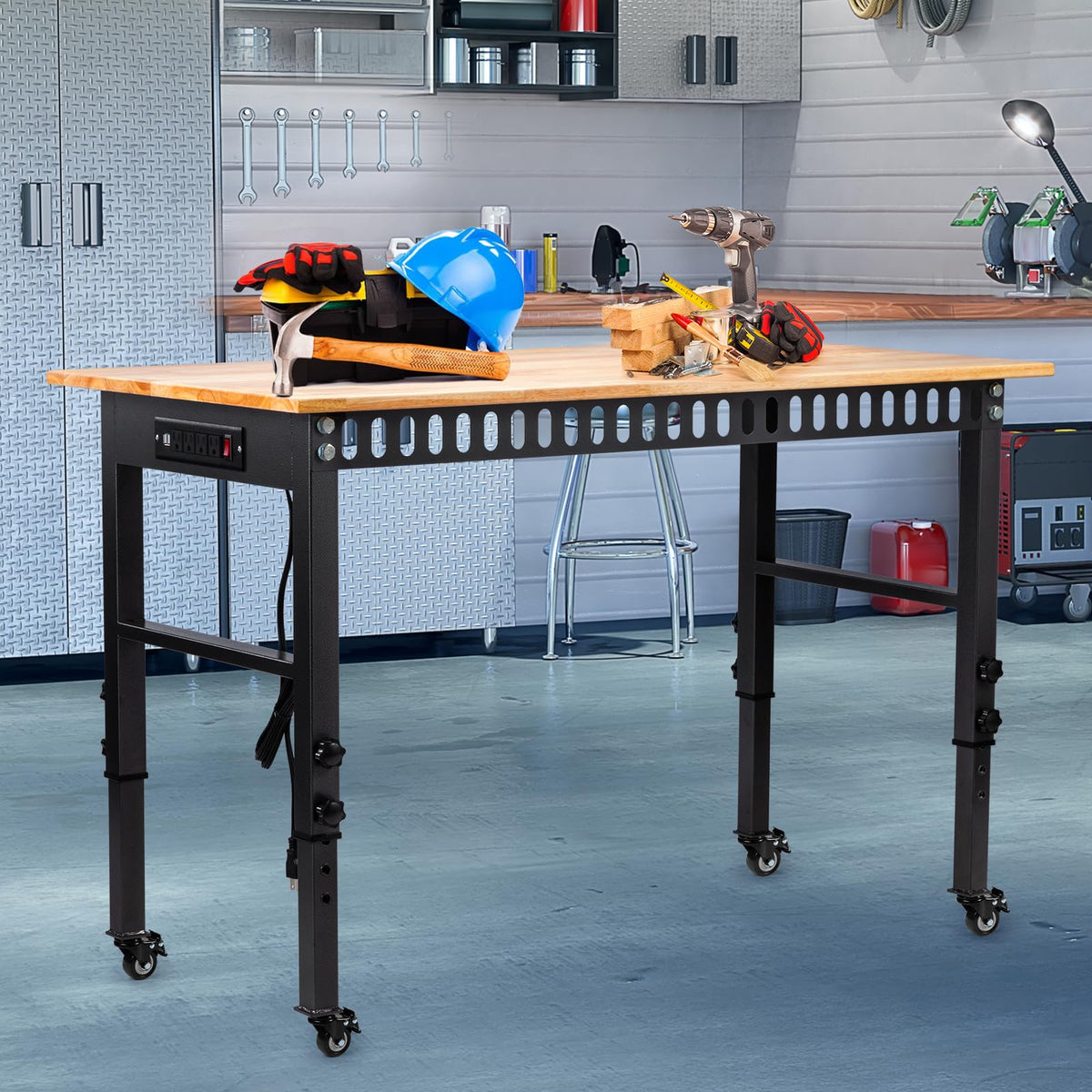 GVGBUK spacious work surface ideal for garage and workshop tasks