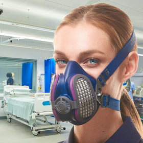 GVS ELIPSE P100 mask side profile highlighting ergonomic fit