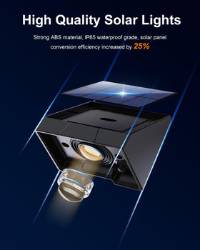 GVSHINE IP65 waterproof housing endures rain and snow for year-round outdoor lighting.