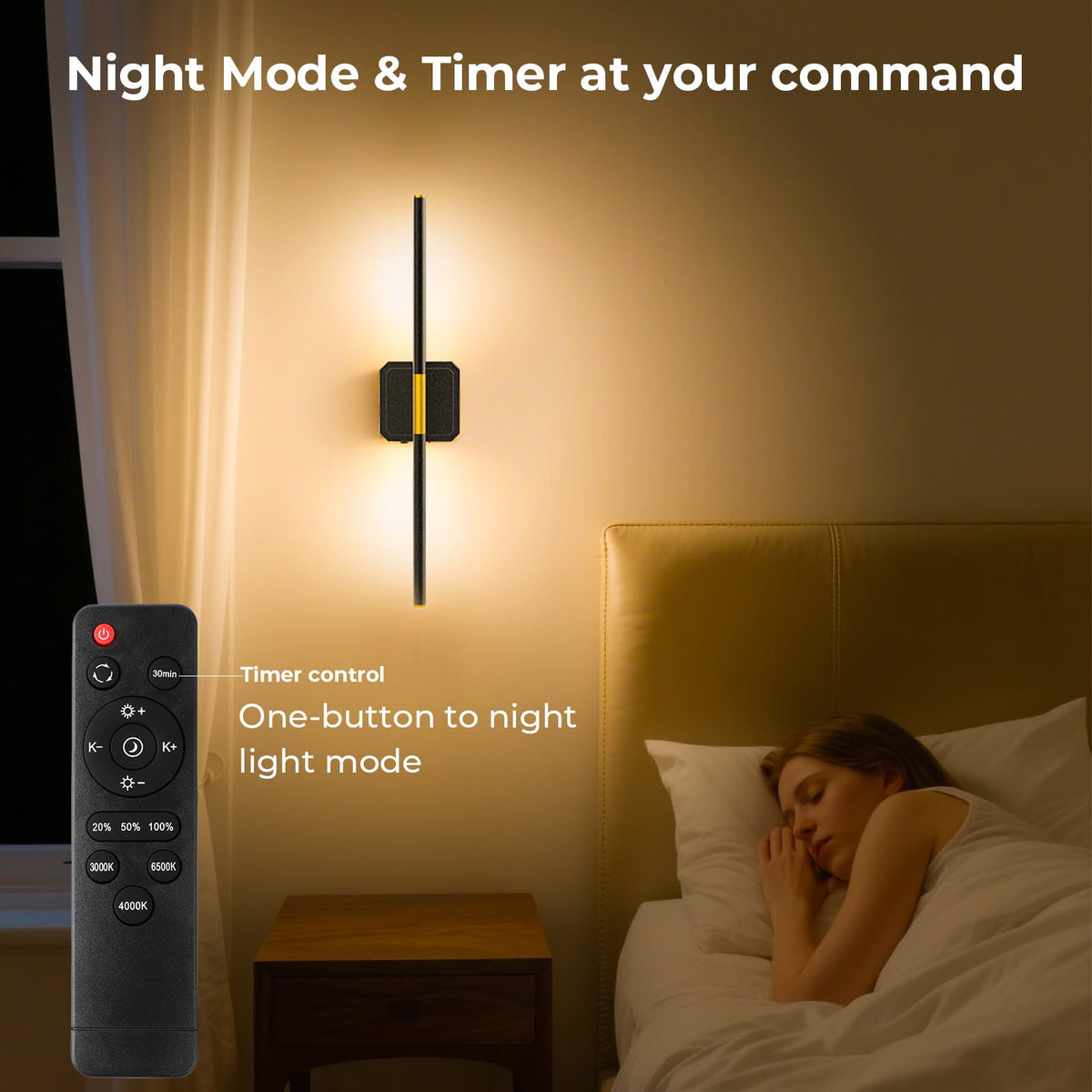 GvvooHome 10000mAh battery delivers hours of cordless light