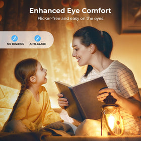 90+ CRI enhances color accuracy for true tones in rooms