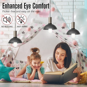 GvvooHome 360 beam-angle provides bright, even illumination for open-plan rooms