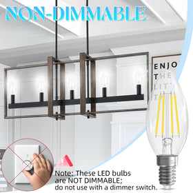 GvvooHome E12 LED bulb provides a 360 degree beam for even illumination.