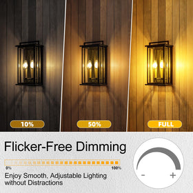 GvvooHome 400 lumens soft white light with even distribution.