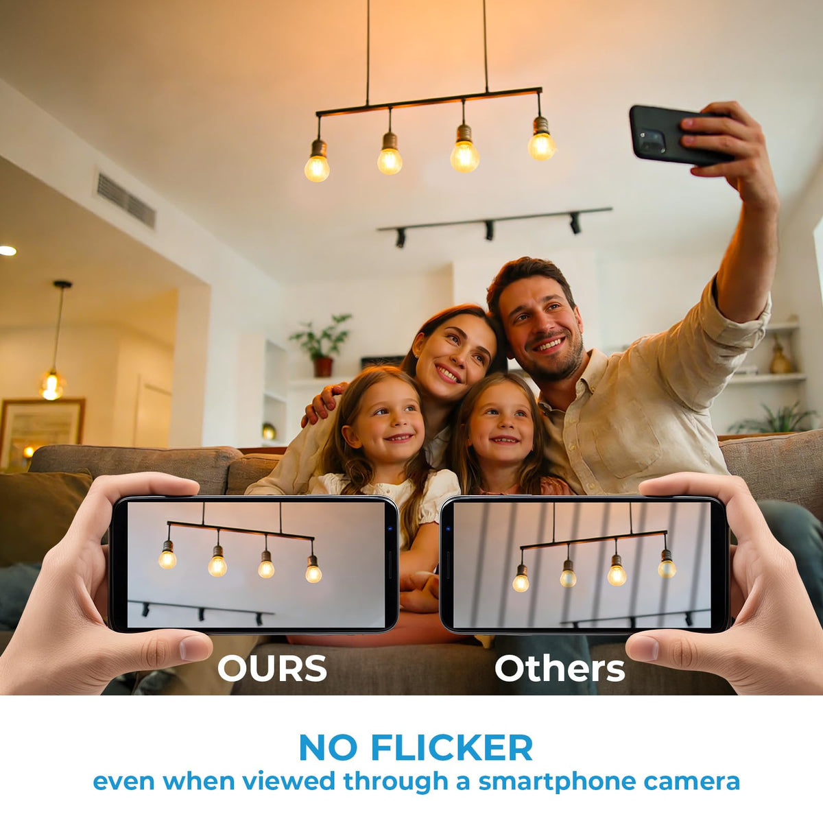 GvvooHome 600-lumen globe bulb provides bright, efficient lighting.