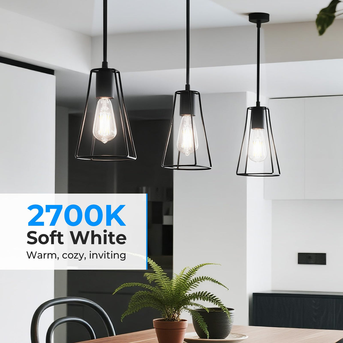 GvvooHome 600 lumen brightness LED bulb for clear, even illumination.