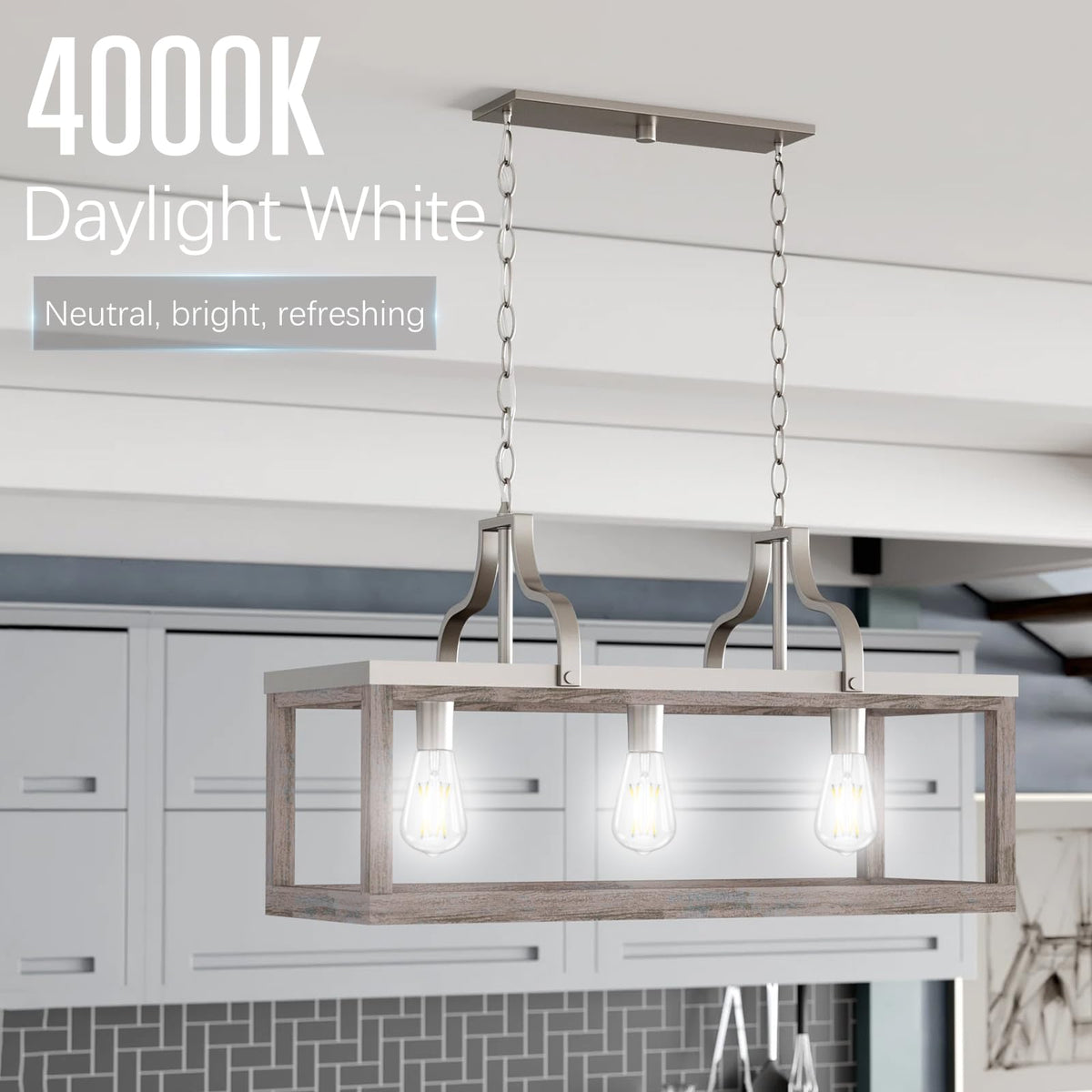 GvvooHome 90+ CRI color rendering for true colors in living spaces with ambient lighting