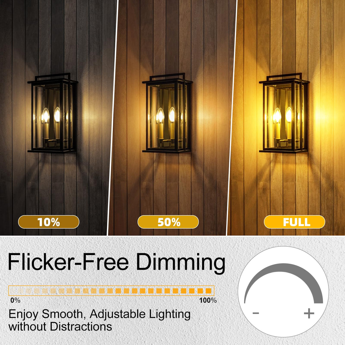 GvvooHome 90+ CRI flicker-free lighting for true color rendering.