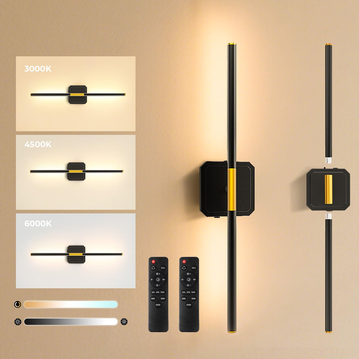 GvvooHome battery wall sconces set of two add stylish ambient lighting to any room