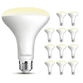 GvvooHome BR30 LED flood bulb, angled view, energy-efficient brightness for living spaces
