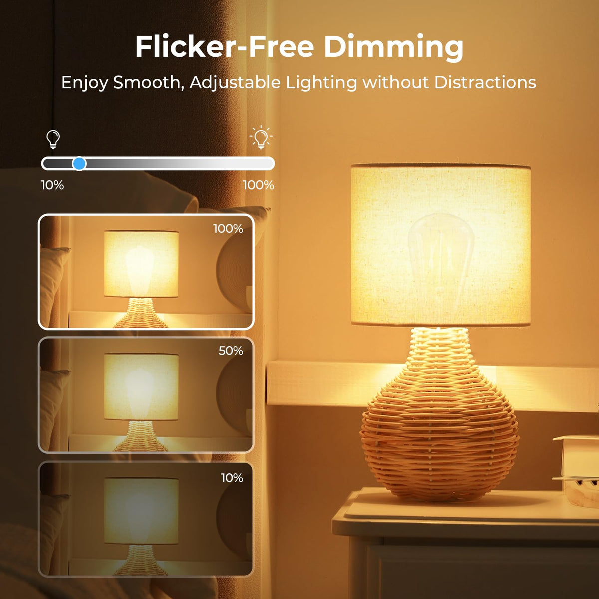 600 lumens provide strong brightness while using only 6 watts