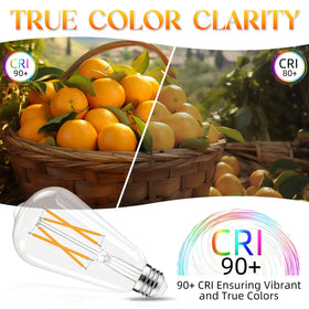 GvvooHome clear glass Edison bulb brightens entryways and tables.