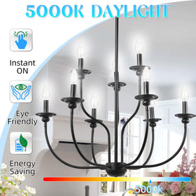 GvvooHome 90CRI LED bulb renders colors accurately in living rooms.