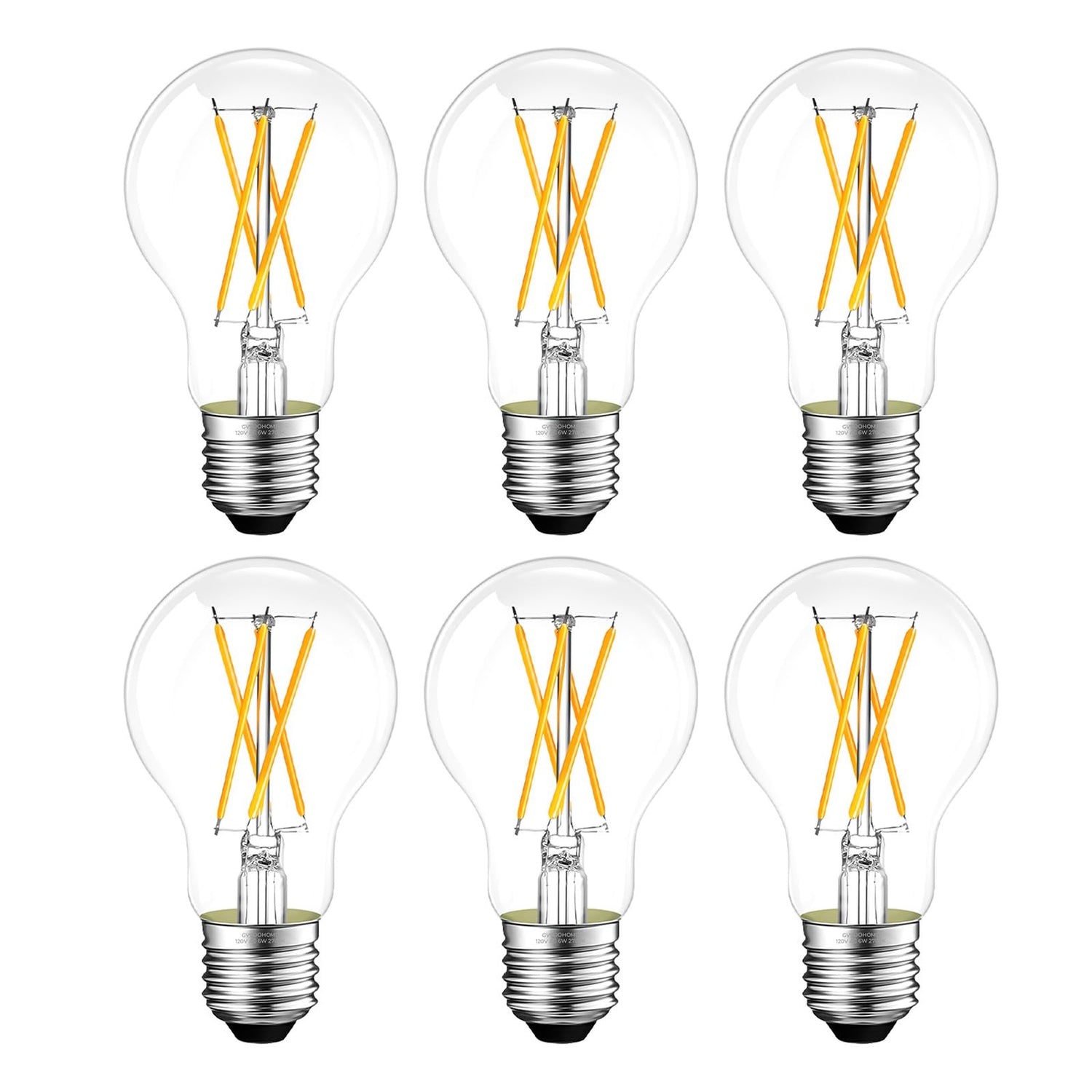 GvvooHome dimmable LED bulb soft white 2700K for cozy living room lighting