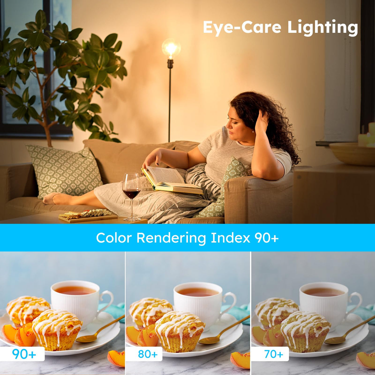 GvvooHome E12 6-pack ensures consistent lighting across spaces