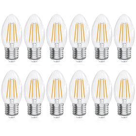 GvvooHome E26 base LED bulb packaging with easy replacement option.