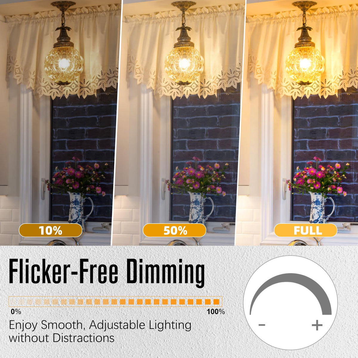 GvvooHome E26 base bulbs easy retrofit in chandeliers and pendant lights