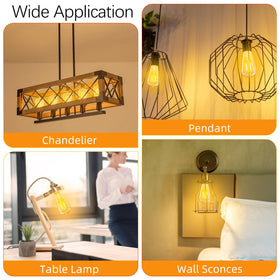 GvvooHome dimmable bulbs compatible with most dimmers