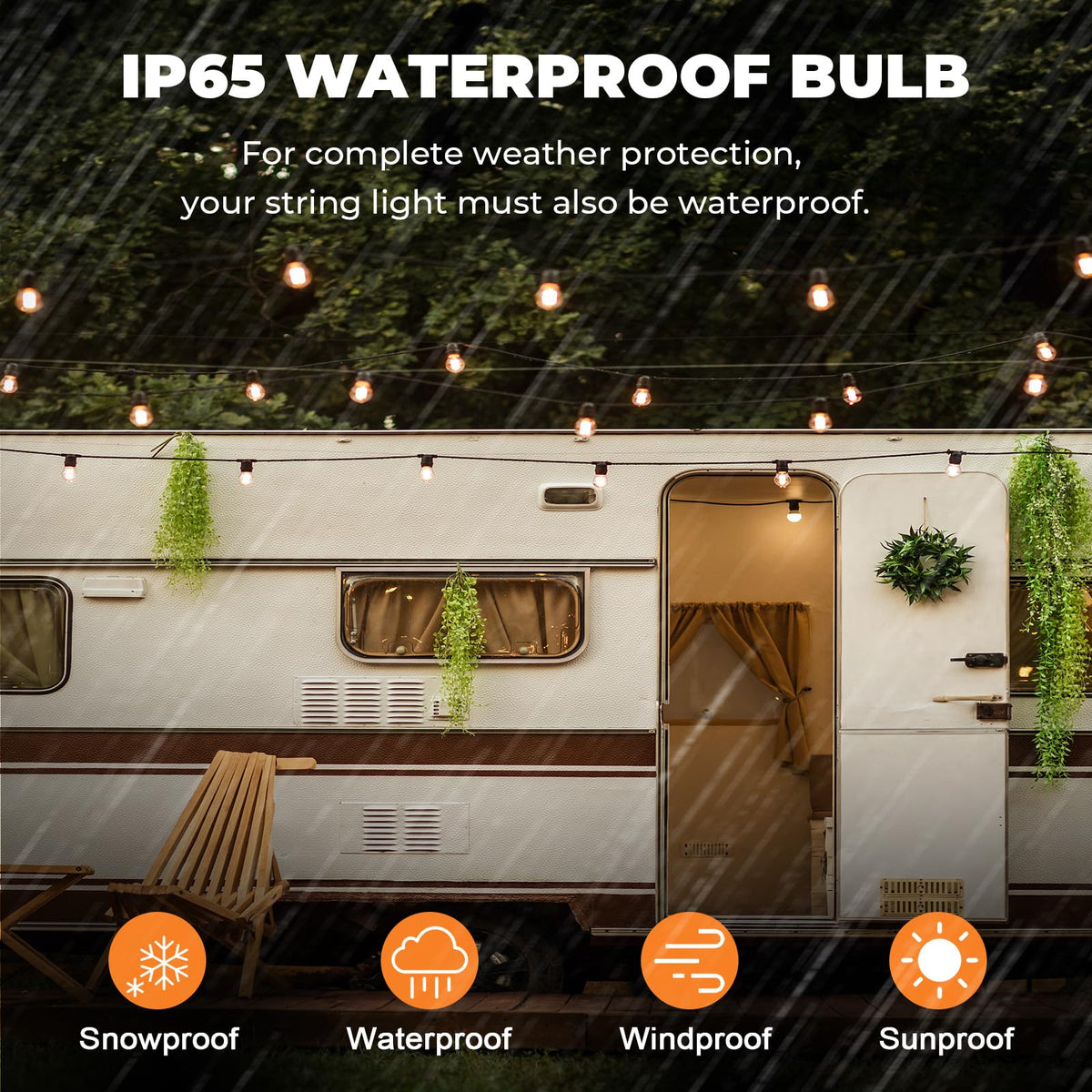 GvvooHome dimmable G40 bulbs enable adjustable mood lighting.