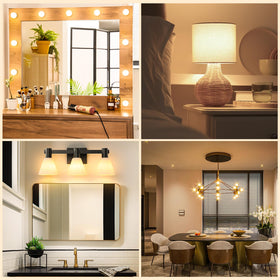 GvvooHome non-dimmable vanity bulb maintains consistent brightness in dressing spaces.