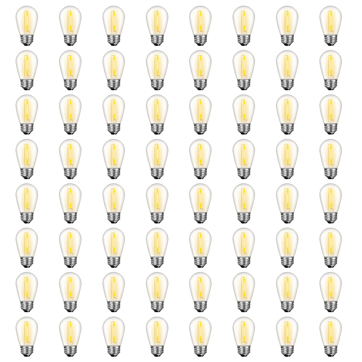 GvvooHome outdoor S14 LED bulb weatherproof for year-round string lighting.