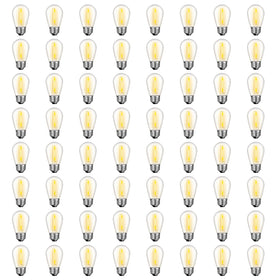 GvvooHome outdoor S14 LED bulb weatherproof for year-round string lighting.