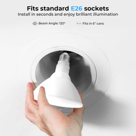 GvvooHome PAR38 13W saves energy while delivering ample brightness.