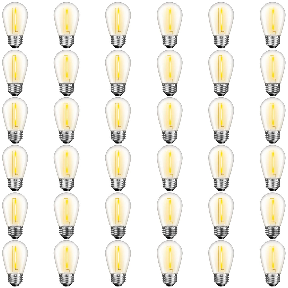 GvvooHome S14 bulbs outdoors shatterproof for durable patio lighting