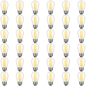 GvvooHome S14 bulbs outdoors shatterproof for durable patio lighting