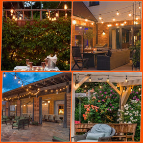 GvvooHome S14 bulbs ideal for patios and weddings