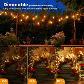 GvvooHome S14 dimmable warm glow bulb for adjustable ambience