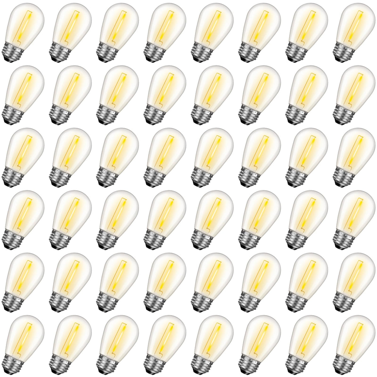GvvooHome S14 LED bulb 1W outdoor pack 48 offers energy-efficient lighting