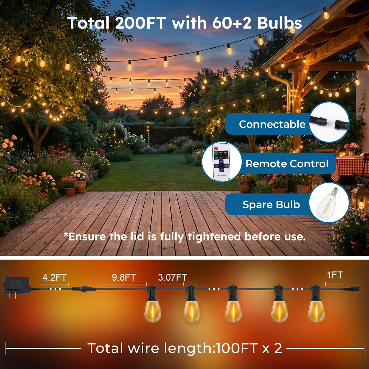 GvvooHome weather durable wiring withstands all seasons outdoors