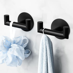 GWAAZXGZ compact space towel hook helps save bathroom counter clutter.