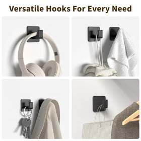GWAAZXGZ door or cabinet hook offers easy organization on smooth surfaces.