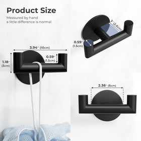 GWAAZXGZ matte-finish towel hook adds modern style and organization.