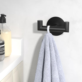GWAAZXGZ minimalist cylindrical hook design complements modern bathrooms.