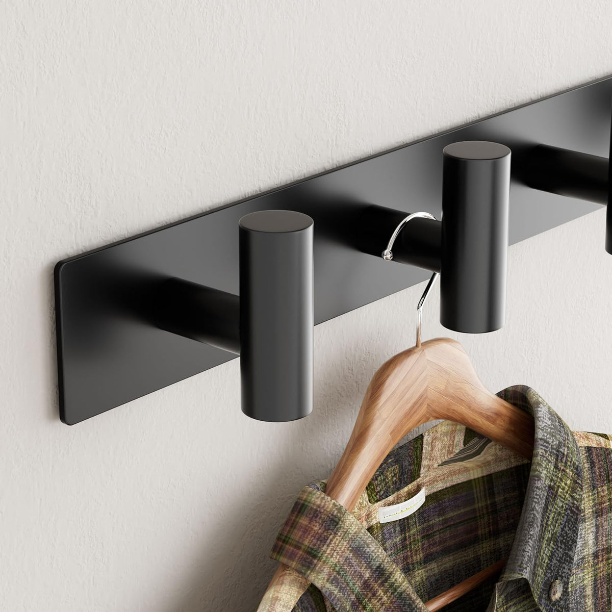 GWAAZXGZ modern wall-mount coat rack blends with closets for tidy storage